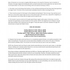 Sale of Chametz 2015 Thumbnail