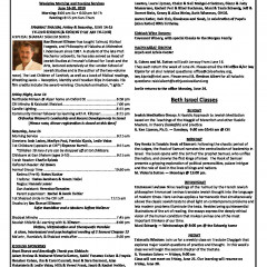 June 15, 2019 inc Shabbat Shalem Thumbnail