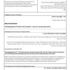 Shelach Lecha – The Very Very Good Land Thumbnail